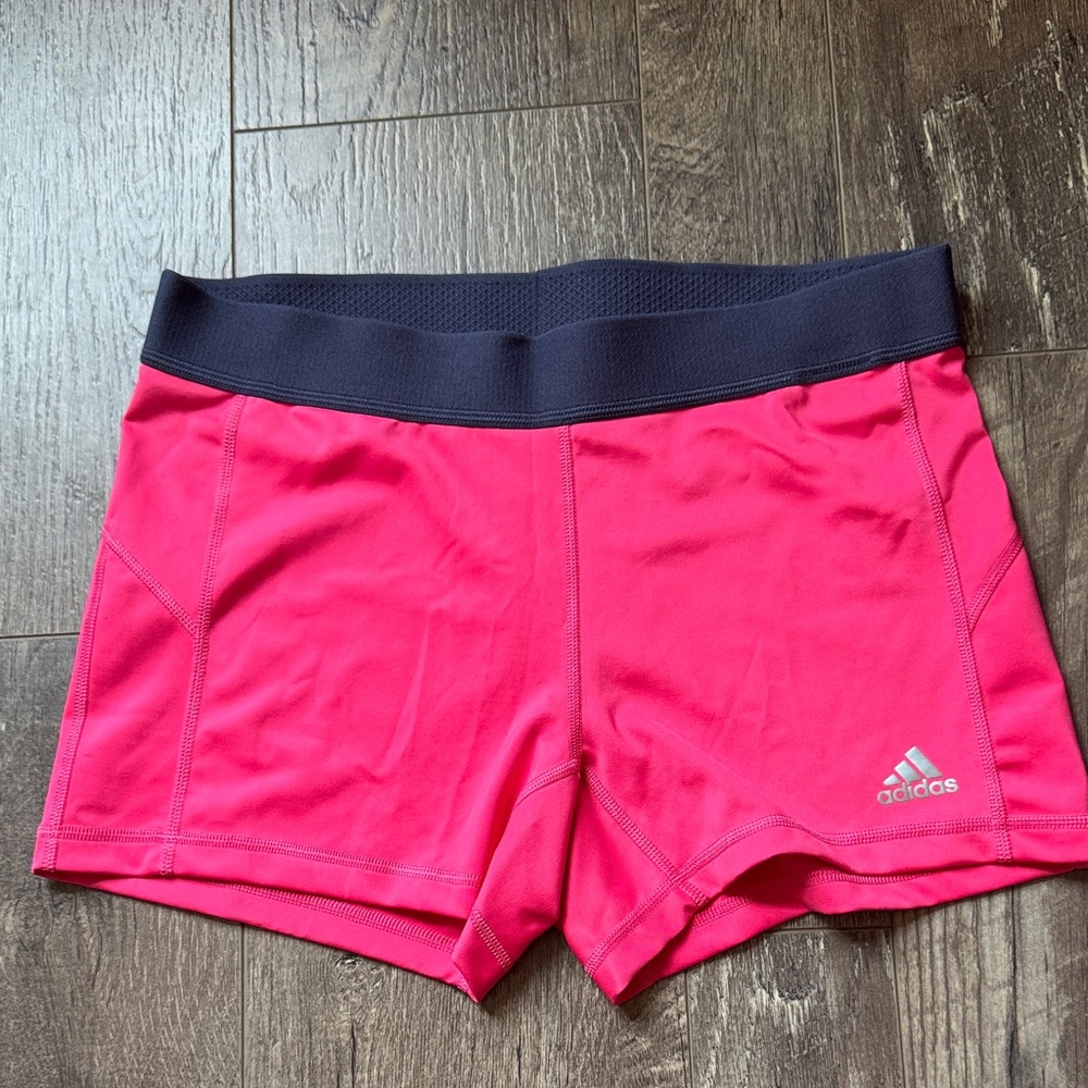 Adidas Women's Pink Compression Shorts